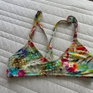 Pakaloha Multicolor Floral Bikini Top